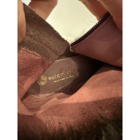 Eric Michael Faux Fur Brown Ankle Boot Size 40 Org. $170 - Picture 4 of 6